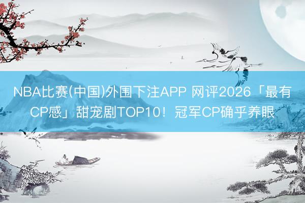 NBA比赛(中国)外围下注APP 网评2026「最有CP感」甜宠剧TOP10！冠军CP确乎养眼