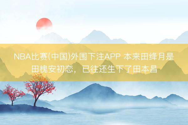 NBA比赛(中国)外围下注APP 本来田绛月是田槐安初恋，已往还生下了田本昌