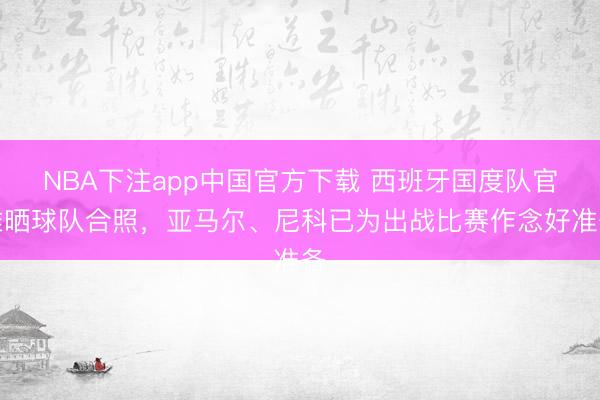 NBA下注app中国官方下载 西班牙国度队官推晒球队合照，亚马尔、尼科已为出战比赛作念好准备