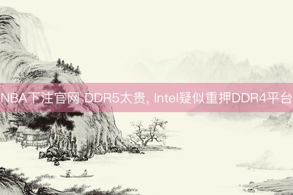 NBA下注官网 DDR5太贵， Intel疑似重押DDR4平台